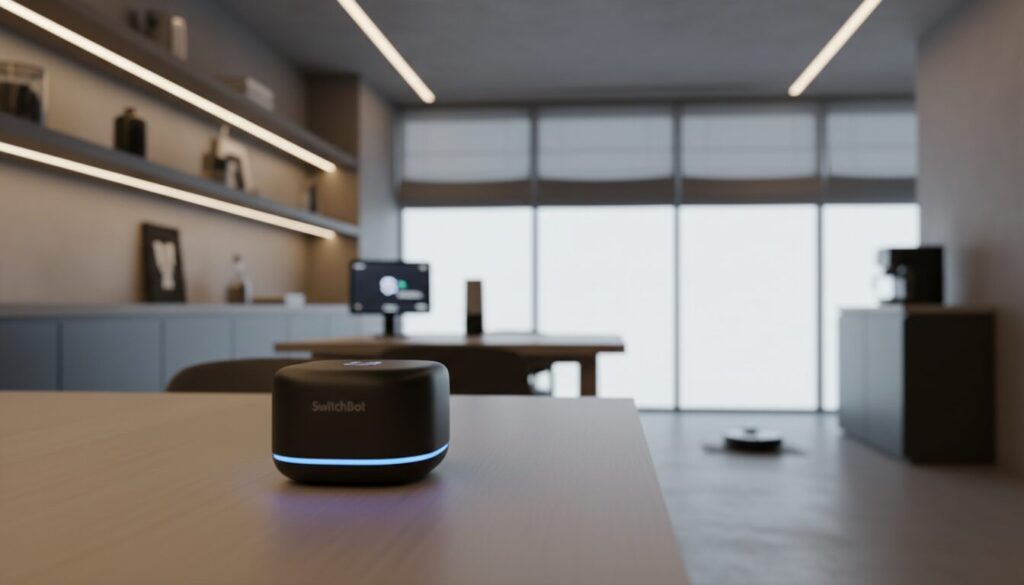 découvrez le switchbot ai hub, une solution d'intelligence artificielle locale qui rend votre maison intelligente plus rapide, sécurisée et sophistiquée. optimisez votre confort et votre automatisation au quotidien.