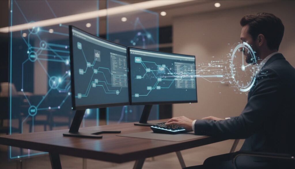 automatisez intégralement vos processus avec n8n, l'outil innovant qui élimine les tâches chronophages pour gagner en efficacité et productivité.