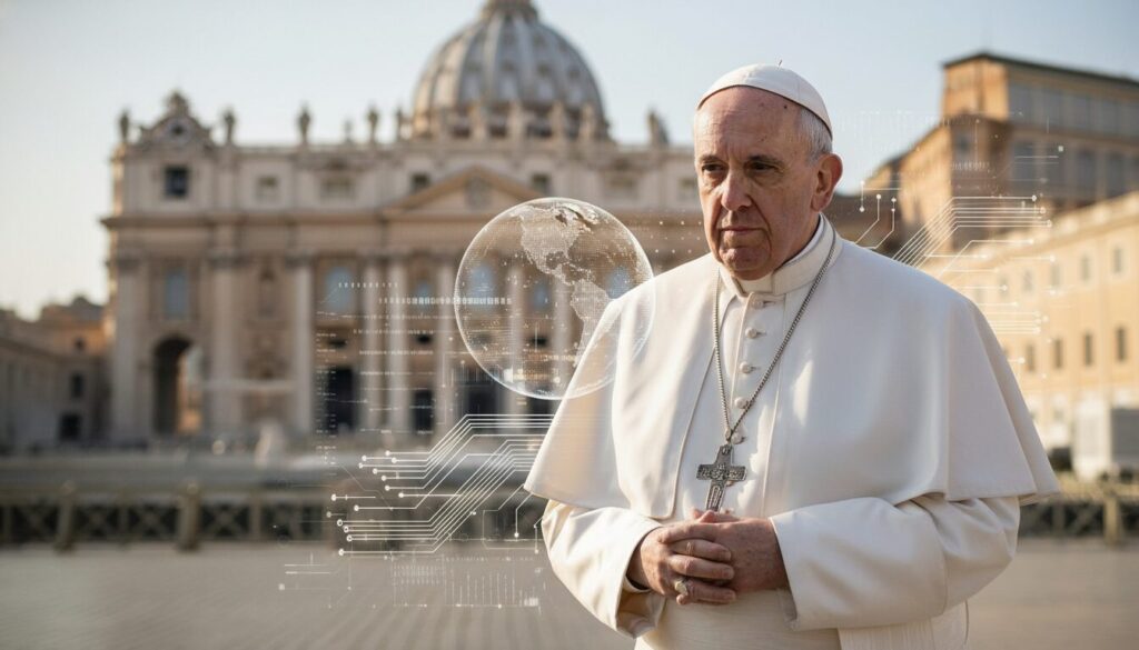 le pape au vatican exhorte à protéger la dignité humaine face aux défis posés par l'intelligence artificielle, appelant à une réflexion éthique et responsable.