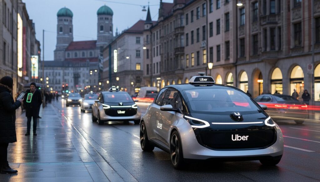 uber lance ses premiers essais de robotaxis autonomes à munich, marquant une avancée décisive vers l'avenir des taxis sans chauffeur et la mobilité urbaine innovante.