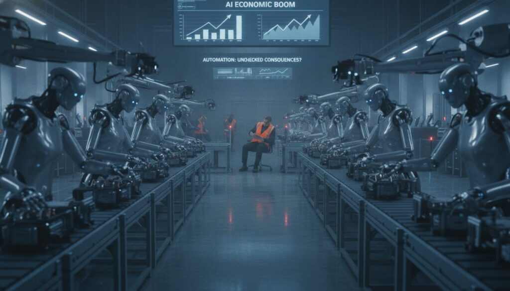 découvrez comment l'automatisation par l'ia influence la croissance économique et les risques associés en l'absence d'intervention politique adaptée.