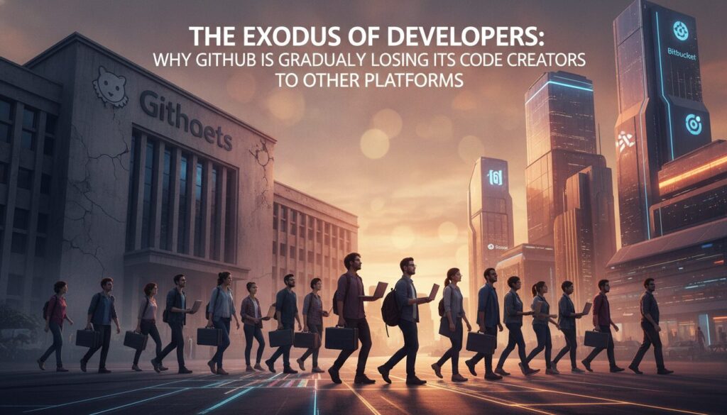 découvrez les raisons derrière l'exode des développeurs de github vers d'autres plateformes, et analysez les impacts de ce phénomène sur la communauté des créateurs de code.