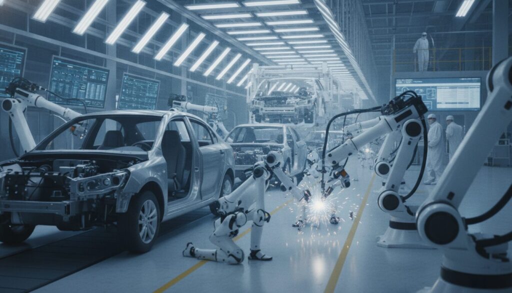 découvrez comment l'arrivée massive des robots humanoïdes dans les usines automobiles transforme radicalement les méthodes de production et révolutionne l'industrie.