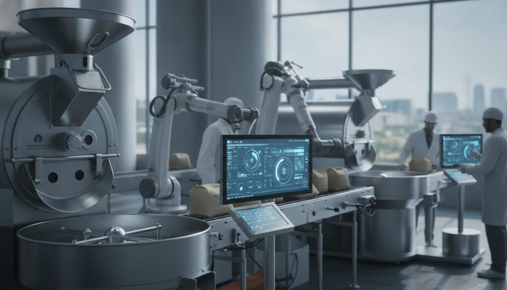 arriyadh roaster transforme sa production grâce à la plateforme de fabrication intelligente plex de rockwell automation, optimisant efficacité et innovation.