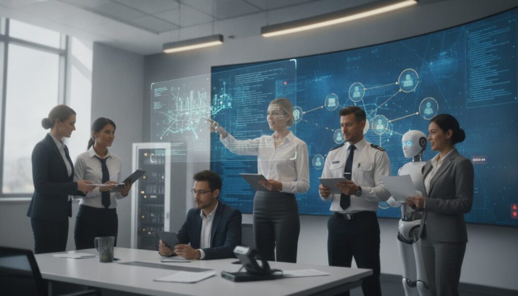 découvrez comment l'intelligence artificielle transforme les services publics, en explorant ses promesses révolutionnaires et les défis majeurs à relever pour une adoption réussie.