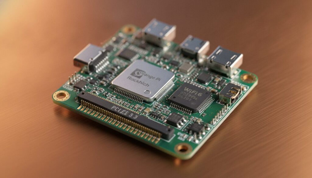 découvrez l'orange pi zero 4, un nano-ordinateur compact et puissant doté du wi-fi 6 et du pcie 3.0, offrant des performances optimales pour vos projets high-tech.