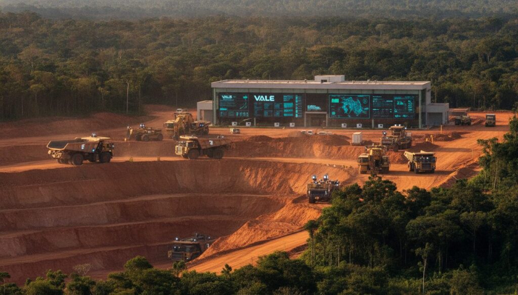 découvrez comment vale transforme ses mines de minerai de fer au brésil grâce à l'automatisation et à l'intelligence artificielle via un partenariat stratégique innovant.