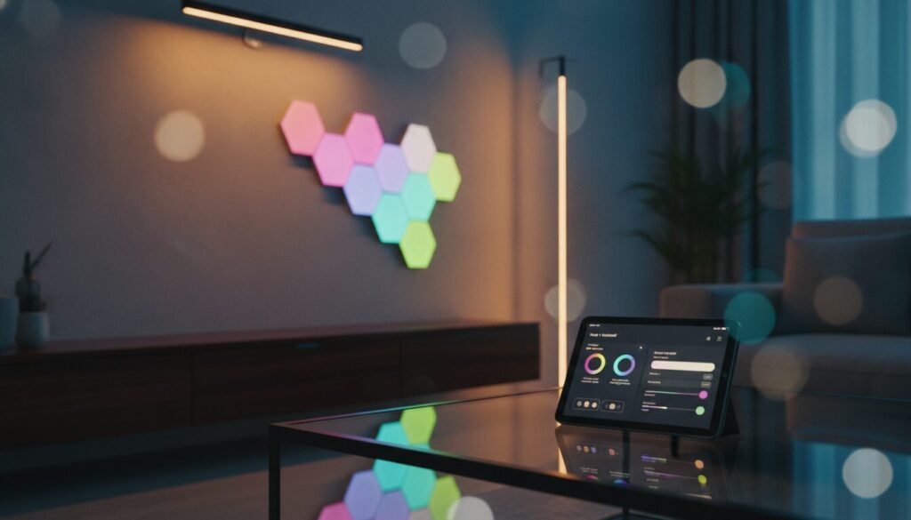 découvrez la nouvelle application hue, fruit de la collaboration entre philips hue et nanoleaf, pour une expérience d'éclairage domestique plus intuitive, innovante et personnalisable.